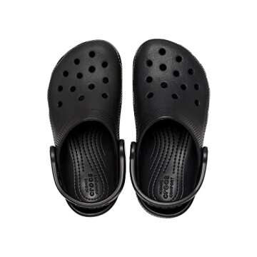 Buy Crocs Kids' Classic Clog in Black - Size 4