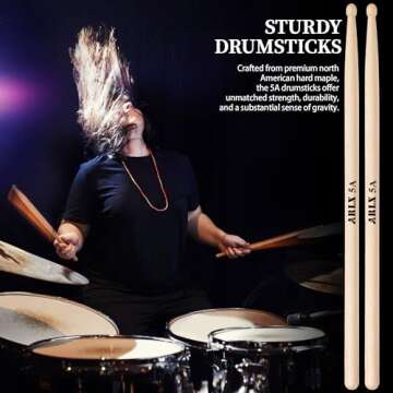 Drum sticks 5A Maple Drumsticks 1 Pair