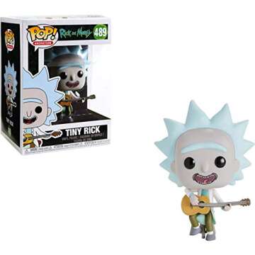 Funko Pop! Vinyl: Rick Sanchez & Morty: Tiny Rick Sanchez with Guitar - Morty, Multi - Collectable Vinyl Figure - Gift Idea - Official Merchandise - Toys for Kids & Adults - TV Fans