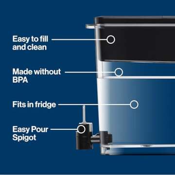 Brita 27-Cup UltraMax Water Dispenser with Filter