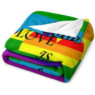 LGBT Blanket Gay Pride Throw