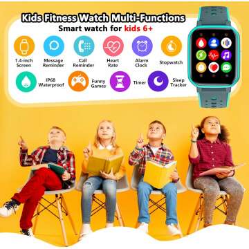 Smart Watch for Kids - 20 Sport Modes & Games