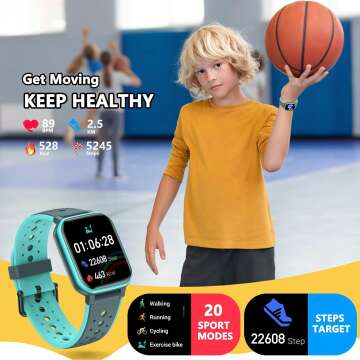 Smart Watch for Kids - 20 Sport Modes & Games