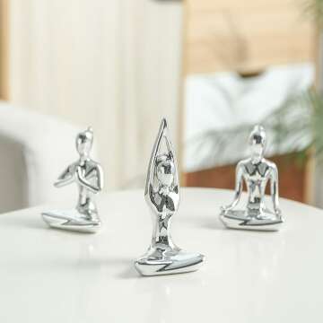 Zen Yoga Statues Set