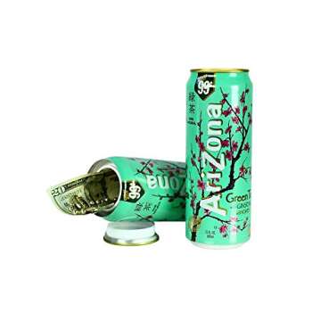 AriZona Stash Safe Can Green Tea 23 Fl Oz