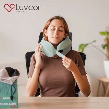 Luvcor Memory Foam Neck Pillow