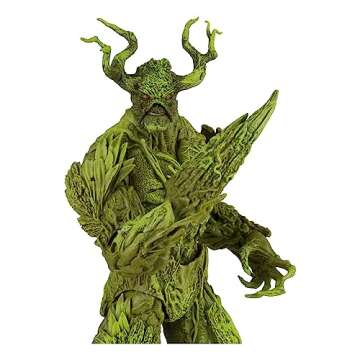 McFarlane Toys - DC Multiverse Swamp Thing Glow in The Dark Edition Gold Label MegaFigure, Gold Label, Amazon Exclusive