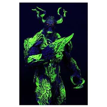 McFarlane Toys - DC Multiverse Swamp Thing Glow in The Dark Edition Gold Label MegaFigure, Gold Label, Amazon Exclusive