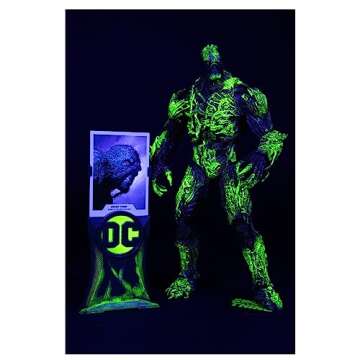 McFarlane Toys - DC Multiverse Swamp Thing Glow in The Dark Edition Gold Label MegaFigure, Gold Label, Amazon Exclusive