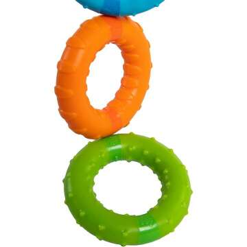 Fat Brain Silly Rings - Vibrant Stacking Toy for Toddlers