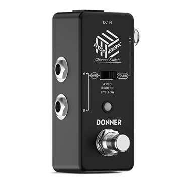 Donner ABY Box Line Selector AB Switch Mini Guitar Effect Pedal True Bypass