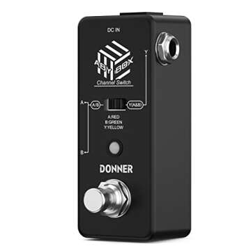 Donner ABY Box Line Selector AB Switch Mini Guitar Effect Pedal True Bypass