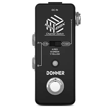 Donner ABY Box Line Selector AB Switch Mini Guitar Effect Pedal True Bypass