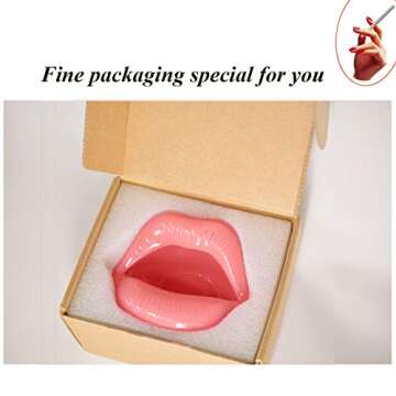 Wang-Data Creative Ceramic Cigarette Ashtrays with Lips Style Fashion Home Decorations（Pink）