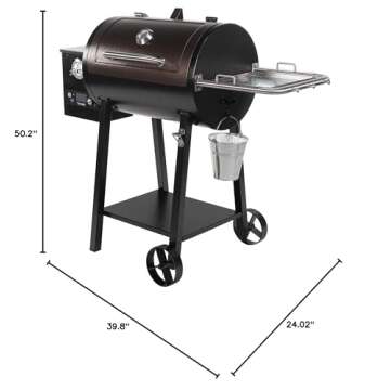 Pit Boss PB440D2 Wood Pellet Grill - 440 Series, Black Finish