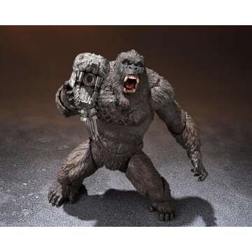 TAMASHII NATIONS - Godzilla vs Kong 2021 - Kong - Event Exclusive Color Edition, Bandai Spirits S.H.MonsterArts Action Figure