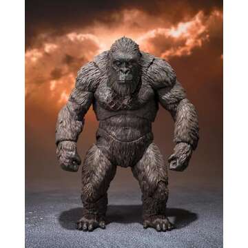 TAMASHII NATIONS - Godzilla vs Kong 2021 - Kong - Event Exclusive Color Edition, Bandai Spirits S.H.MonsterArts Action Figure