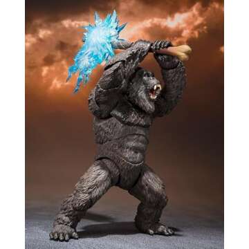 TAMASHII NATIONS - Godzilla vs Kong 2021 - Kong - Event Exclusive Color Edition, Bandai Spirits S.H.MonsterArts Action Figure