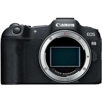 Canon EOS R8 Mirrorless Camera Bundle - Enhance Your Photos