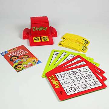 ThinkFun Zingo Bingo Award Winning Preschool Game for Pre-Readers and Early Readers Age 4 and Up - One of the Most Popular Board Games for Boys and Girls and their Parents (97700)