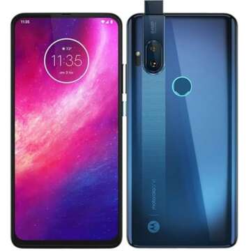 Motorola Moto One Hyper 128GB 6.5” FHD+ 64MP Camera GSM 4G LTE Smartphone - Fully Unlocked (Deep Sea Blue) (Renewed)