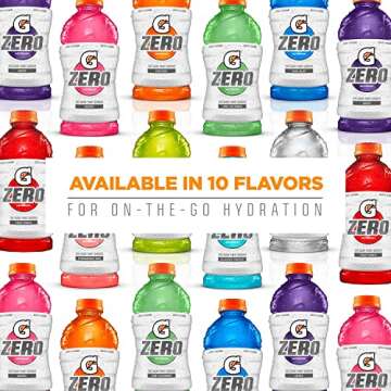 Gatorade Zero, Variety Pack 2.0, 12 Fl Oz (Pack of 24)