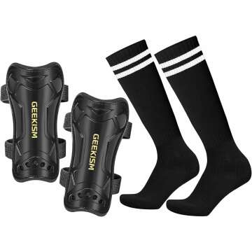 Youth Soccer Shin Guards for Kids - Protective Football Gear ⚽️