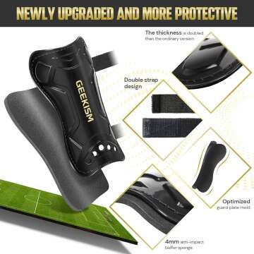 Youth Soccer Shin Guards for Kids - Protective Football Gear ⚽️