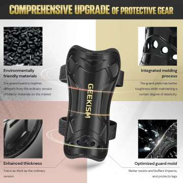 Youth Soccer Shin Guards for Kids - Protective Football Gear ⚽️