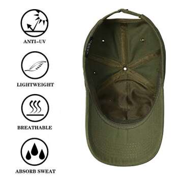 American Flag Baseball Cap - Tactical Style Hat for All