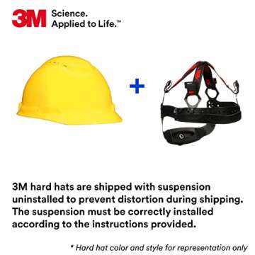 3M SecureFit H-701SFV-UV: Vented Safety Helmet with UV Sensor