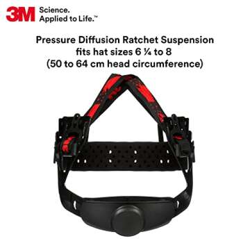 3M Vented Hard Hat with UV Sensor and 4-Point Suspension