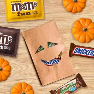 M&M'S Peanut & SNICKERS Halloween Candy Assortment