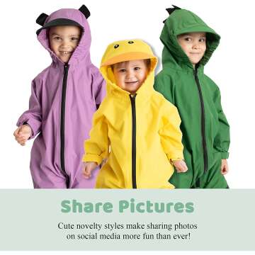 Kids Toddler Rain Suit