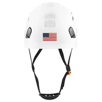 GREEN DEVIL Safety Helmet Hard Hat Adjustable Lightweight Vented ABS Work Helmet for Men and Women 6-Point Suspension ANSI Z89.1 Approved Ideal for Industrial & Construction