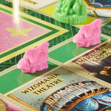 Monopoly Wicked Edition Board Game | Inspired by The Motion Picture | Ages 8+ | 2 to 6 Players | 30 Mins. | Family Games for Kids, Teens, and Adults