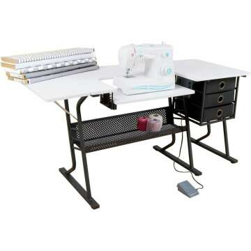 Sew Ready Eclipse Hobby Sewing Center Craft Table