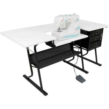 Sew Ready Eclipse Hobby Sewing Center Craft Table