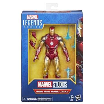 Marvel Legends Series Iron Man Mark LXXXV, Avengers: Endgame Collectible 6 Inch Action Figure