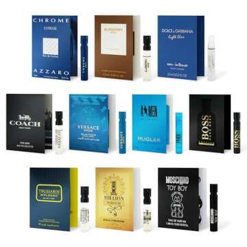 Infinite Scents Cologne Samples for Men - 10 Designer Fragrance Brands