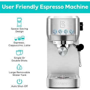 Buy CASABREWS Espresso Machine for Perfect Coffee