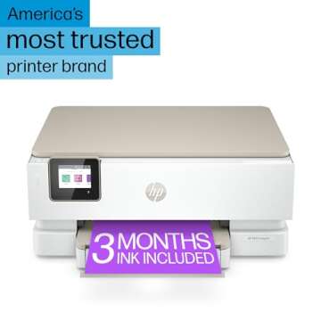 HP ENVY Inspire 7255e Wireless Color Thermal Inkjet Printer, Print, scan, copy, Easy setup,Mobile printing, Best-for-home, Instant Ink with HP+ (3 months included)