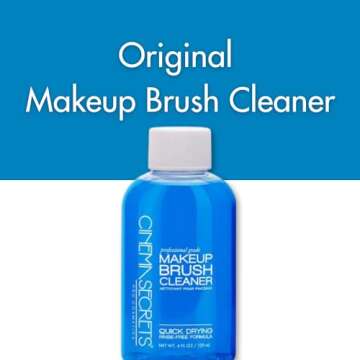 Cinema Secrets Professional Makeup Brush Cleaner, 4 fl oz, Vanilla