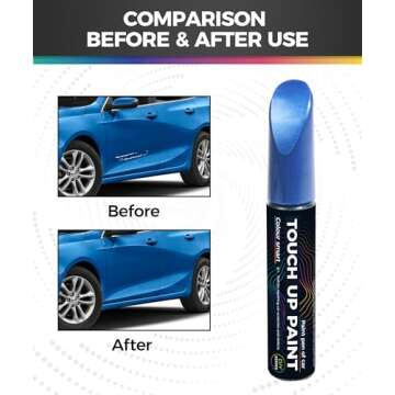 UBOG Touch Up Paint Pen,Touch Up Paint for Cars,Car Accessories Car Touch Up Paint, Automotive Paint Pen Scratch Repair,Car Remover Scratch Paint Pen,Car Paint Pen for Erase Car Scratches (Blue)