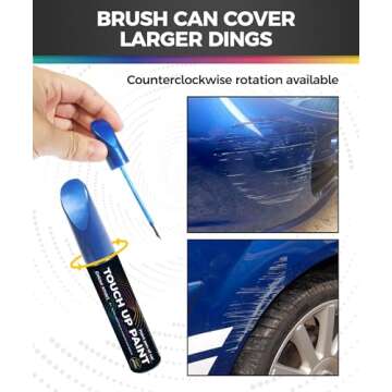 UBOG Touch Up Paint Pen,Touch Up Paint for Cars,Car Accessories Car Touch Up Paint, Automotive Paint Pen Scratch Repair,Car Remover Scratch Paint Pen,Car Paint Pen for Erase Car Scratches (Blue)