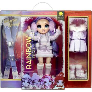 Rainbow Winter Fashion Doll