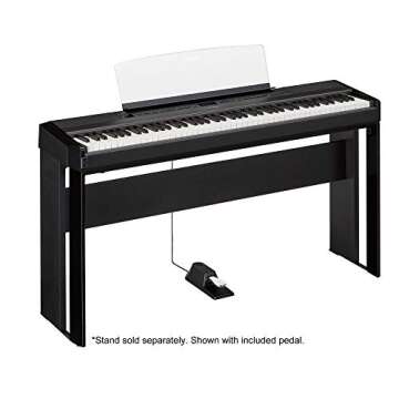 Yamaha P515 88-Key Weighted Action Digital Piano, Black