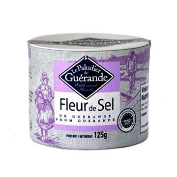 The French Farm Fleur de Sel de Guerande - French finest sea salt Le Paludier 4.4 oz