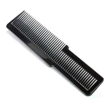 Wahl Professional Small Flat Top Comb Black - Great for Professional Stylists and Barbers