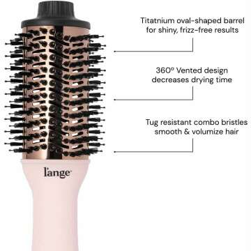 L'ANGE 2-in-1 Blow Dryer Brush for Smooth Hair